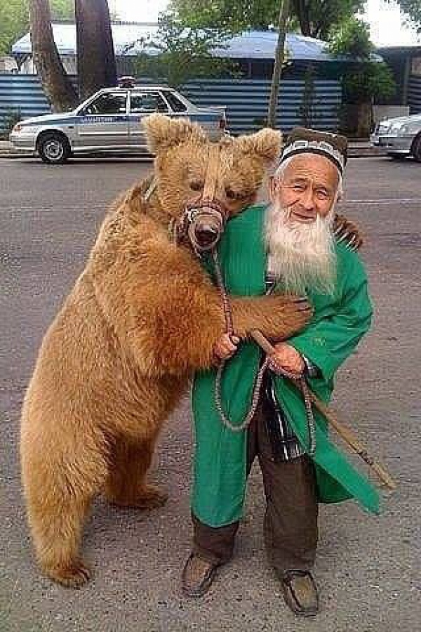 Как старик и медведица стали символом современного Душанбе