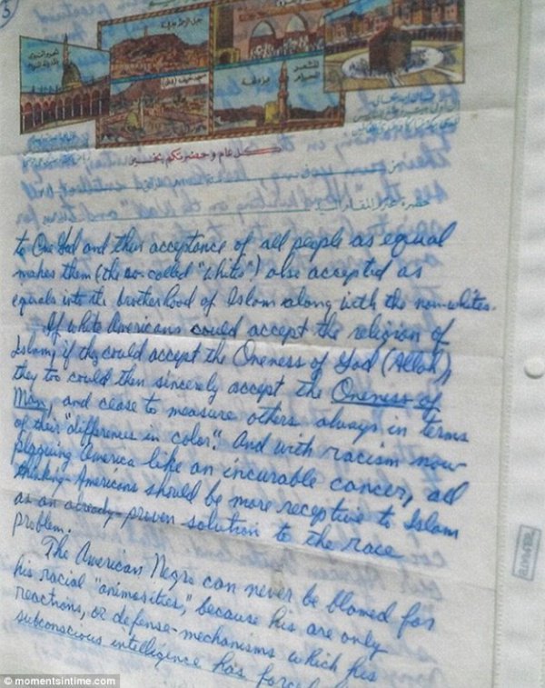 Письмо Малкольма Икс из Мекки случайно нашли в Калифорнии (ФОТО)