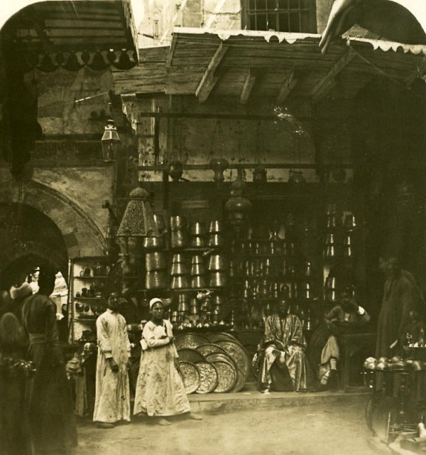 Рынок в Каире. 1885 г.