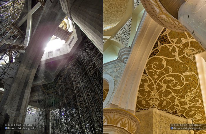 До и после: как строили одну из самых известных мечетей в мире