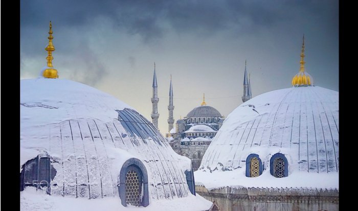 Очарование зимних мечетей