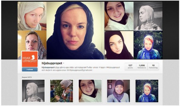 Женщины Швеции надели платки в поддержку ислама