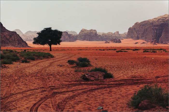 Пустыня, над которой идут кроваво-красные дожди (+ ВИДЕО)
