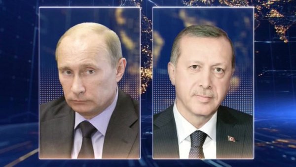 Телефонный разговор президентов РФ и Турции продлился сегодня 45 мин.