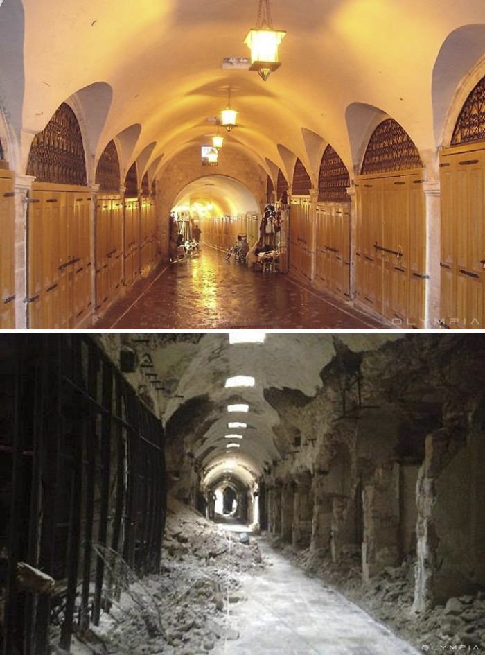 13 душераздирающих фото Сирии до и после войны