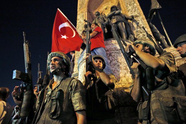 Попытка переворота была предпринята в Турции 16 июля