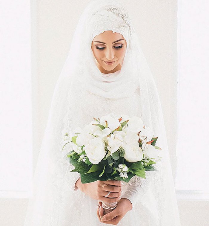 21 потрясающе красивый свадебный хиджаб