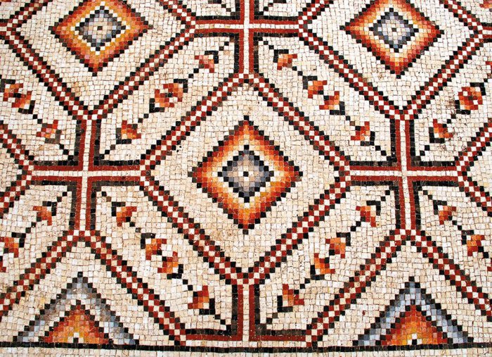 Поразительная мозаика на руинах величайшей загадки Иерихона - дворца мусульманского халифа