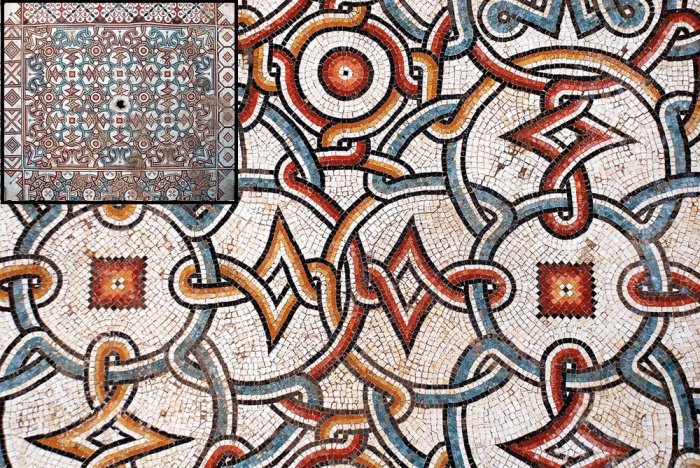 Поразительная мозаика на руинах величайшей загадки Иерихона - дворца мусульманского халифа