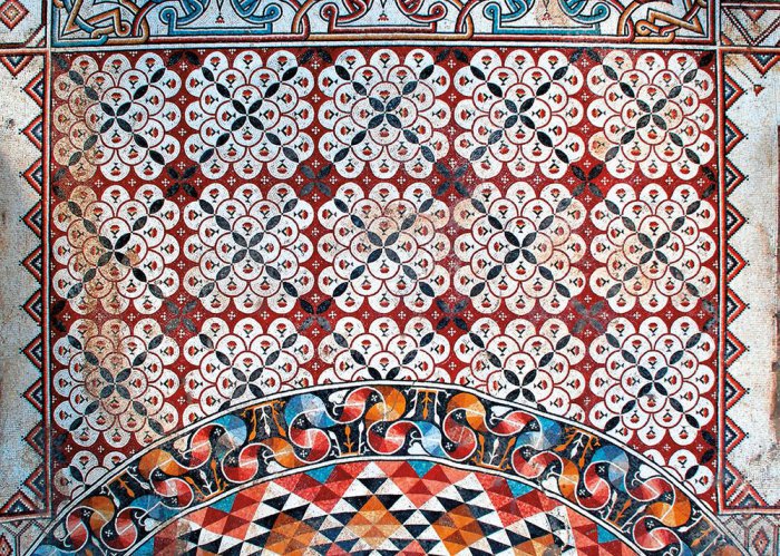 Поразительная мозаика на руинах величайшей загадки Иерихона - дворца мусульманского халифа