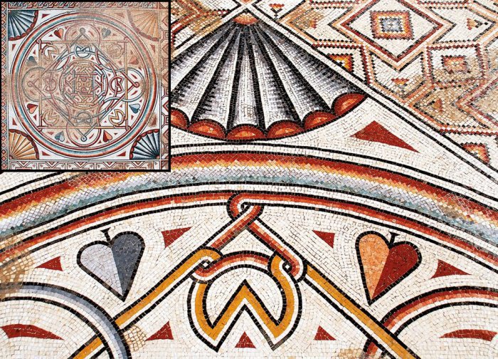 Поразительная мозаика на руинах величайшей загадки Иерихона - дворца мусульманского халифа