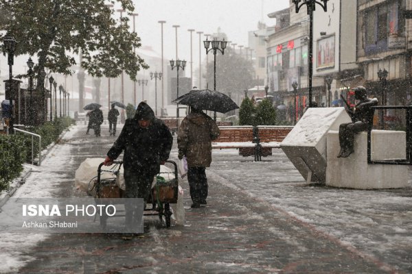Снег окутал северные провинции Ирана (Фото)