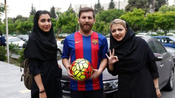 В Иране задержали двойника Лионеля Месси (Фото)