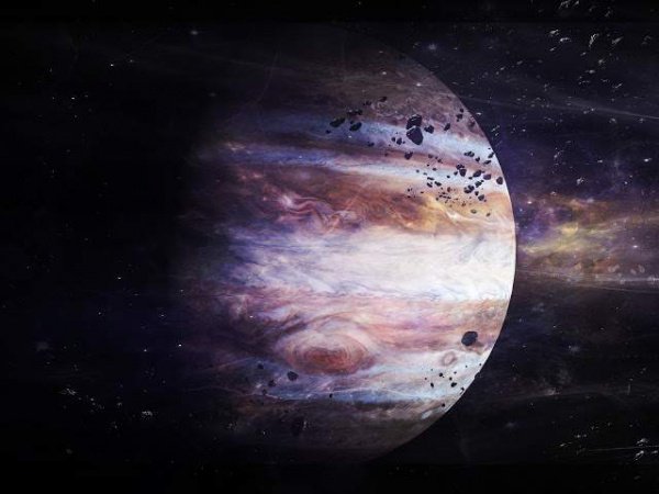 Вероятно рентгеновские вспышки появляются как результат взаимодействия 2 сфер Юпитера