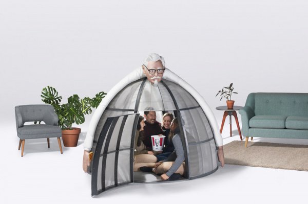 KFC реализует палатку, которая «не пропускает интернет»