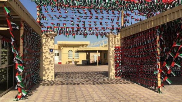 Житель ОАЭ покрыл свой дом десятками тысяч флагов (Фото)