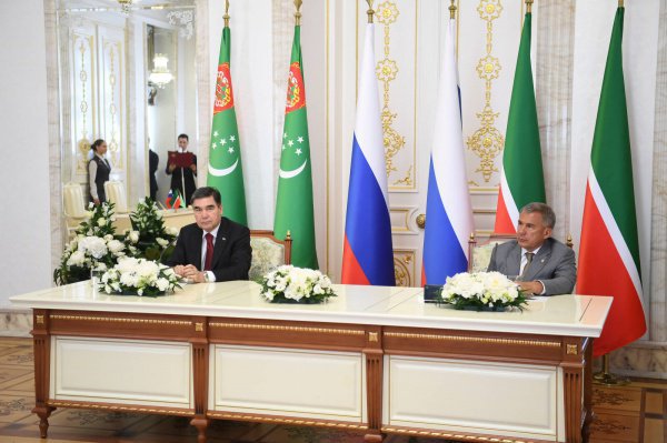 Президенты Татарстана и Туркменистана подписали целый ряд соглашений. 