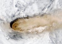 Смертоносное извержение вулкана запечатлели из космоса (ВИДЕО)