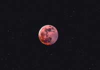 В соцсетях показали восход «кровавой» Луны (ФОТО)