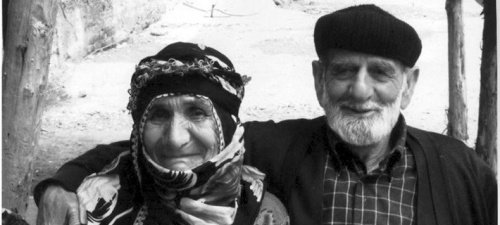 Ломская семья. Мехмет Али Дайанч с женой. Деревня Кыналычам, Йусуфели
