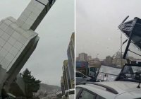 В Стамбуле ураган привел к человеческим жертвам (Видео)