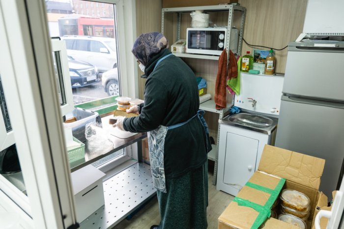 В Казани открылся новый пункт бесплатного питания для нуждающихся