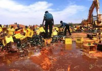 В Нигерии исламская полиция уничтожила почти 4 млн бутылок алкоголя
