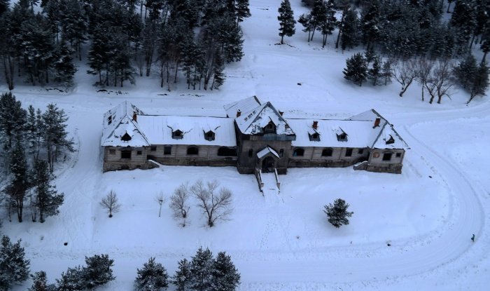 Охотничья резиденция императора Николая II в провинции Карс, 21 февраля 2022 года. Источник dailysabah.com