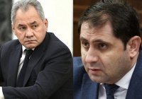 Шойгу обсудил Нагорный Карабах с главой Минобороны Армении
