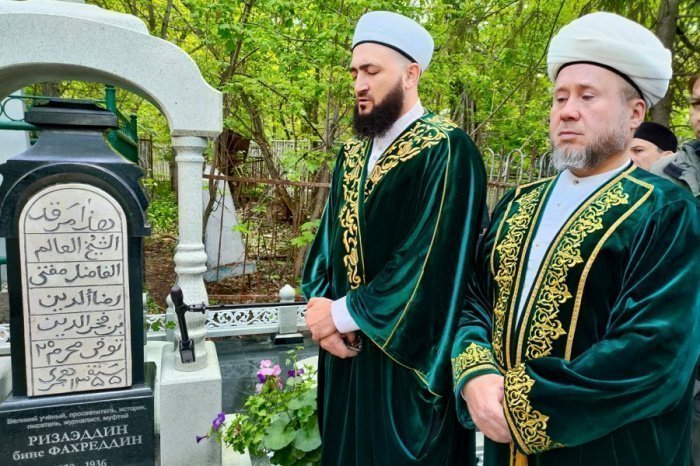 Муфтий РТ принял участие в открытии мемориального комплекса Ризы Фахретдина в Уфе