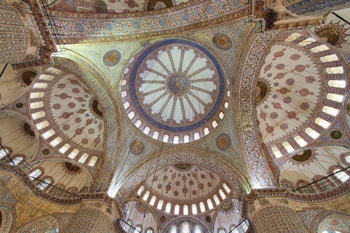 Голубая мечеть (Султанахмет Камии), Стамбул, Турция (Фото: elements.envato.com).