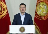 Садыр Жапаров обратился к народу в связи с вооруженным конфликтом на кыргызско-таджикской границе