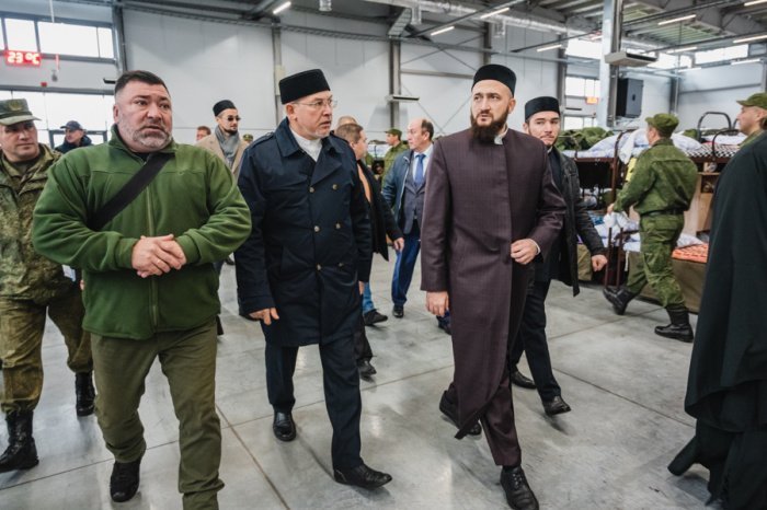 Муфтий РТ встретился с мобилизованными татарстанцами