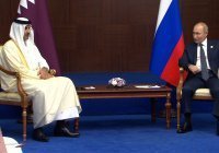 Путин провел встречу с эмиром Катара