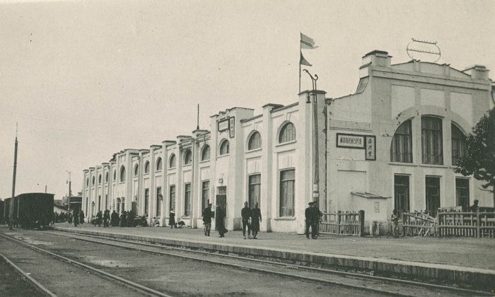 Станция Маньчжурия, 1918 год. Источник фото Duke University Library repository.duke.edu