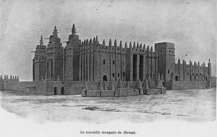 Cоборная мечеть Дженне после реконструкции. 1910 год. Источник wikipedia.org (1). 