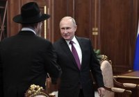 Путин проведет встречу с главным раввином России
