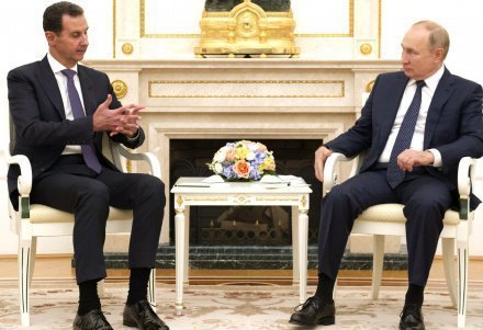 Путин провел переговоры с президентом Сирии