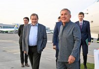 Минниханов прибыл с рабочим визитом в Узбекистан