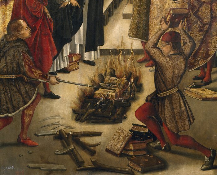 Сожжение книг инквизицией Фото: upload.wikimedia.org