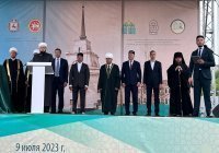 Муфтий принял участие в церемонии закладки камня под строительство мечети в Нижнем Новгороде