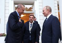 Эрдоган поблагодарил Путина за помощь в тушении пожаров в Турции