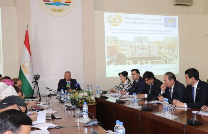 Фото: пресс-служба Министерства экономического развития и торговли Таджикистана.