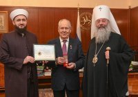 Муфтий Татарстана вручил Шаймиеву орден Марджани