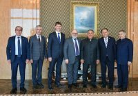 Минниханов встретился с руководителями академий наук Татарстана, Башкортостана и Чечни