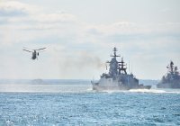 Военно-морские учения с участием России и Ирана проходят в Каспийском море