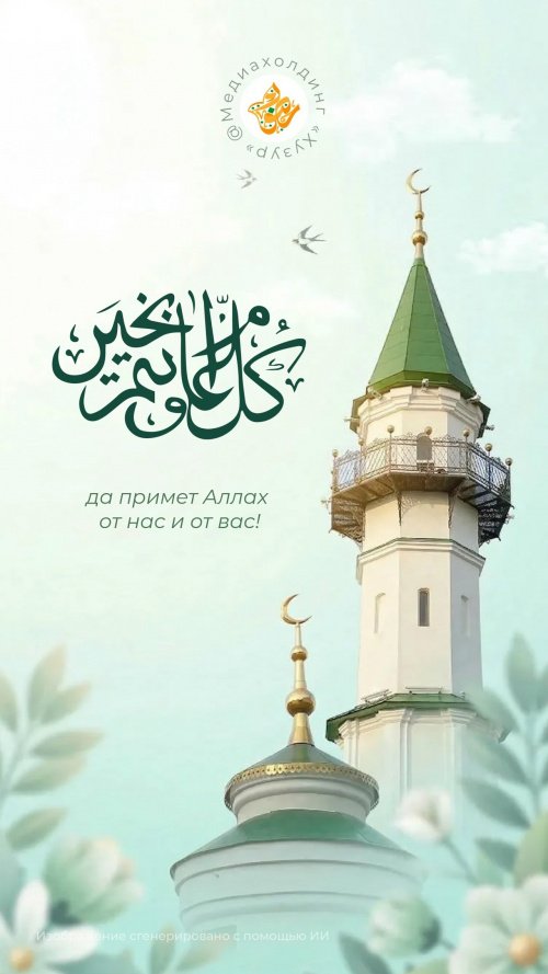 Душевные открытки, чтобы поздравить близких с праздником Ураза-байрам (Сохраните себе)