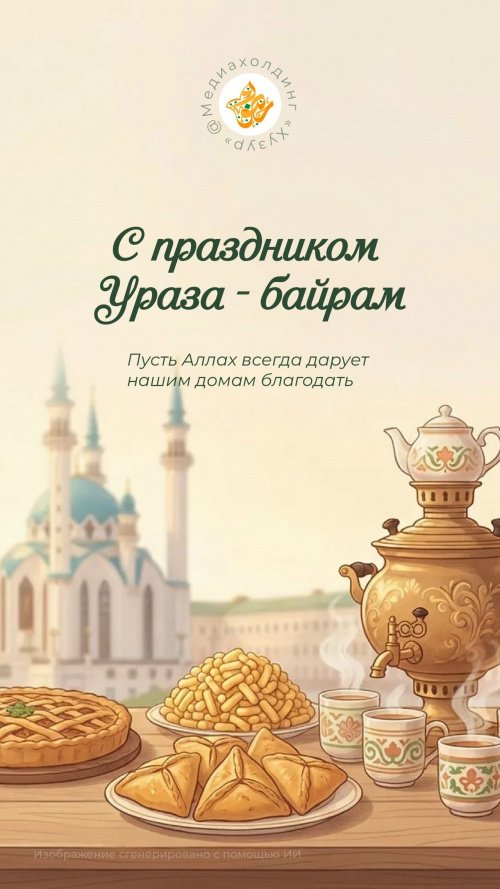 Душевные открытки, чтобы поздравить близких с праздником Ураза-байрам (Сохраните себе)