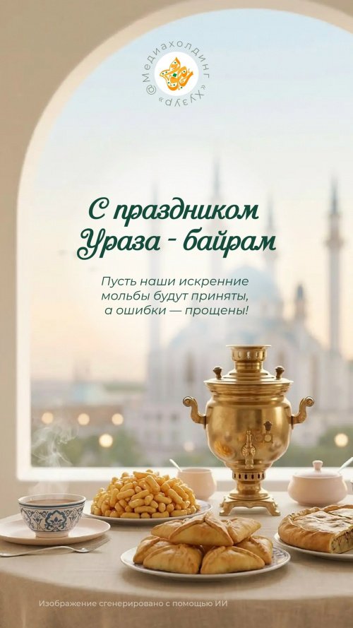 Душевные открытки, чтобы поздравить близких с праздником Ураза-байрам (Сохраните себе)