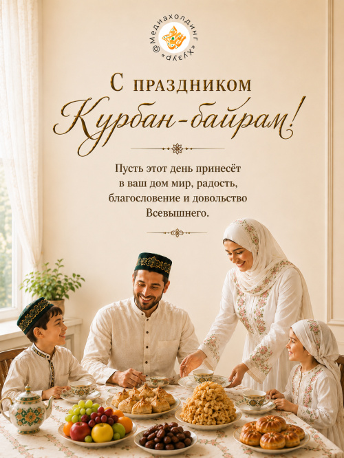 Открытки на Курбан-байрам 2026. Сохраняйте себе и пересылайте близким!